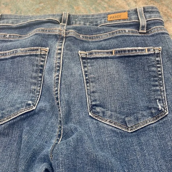 Paige woman’s stressed jeans great condition size 26 - Picture 8 of 10